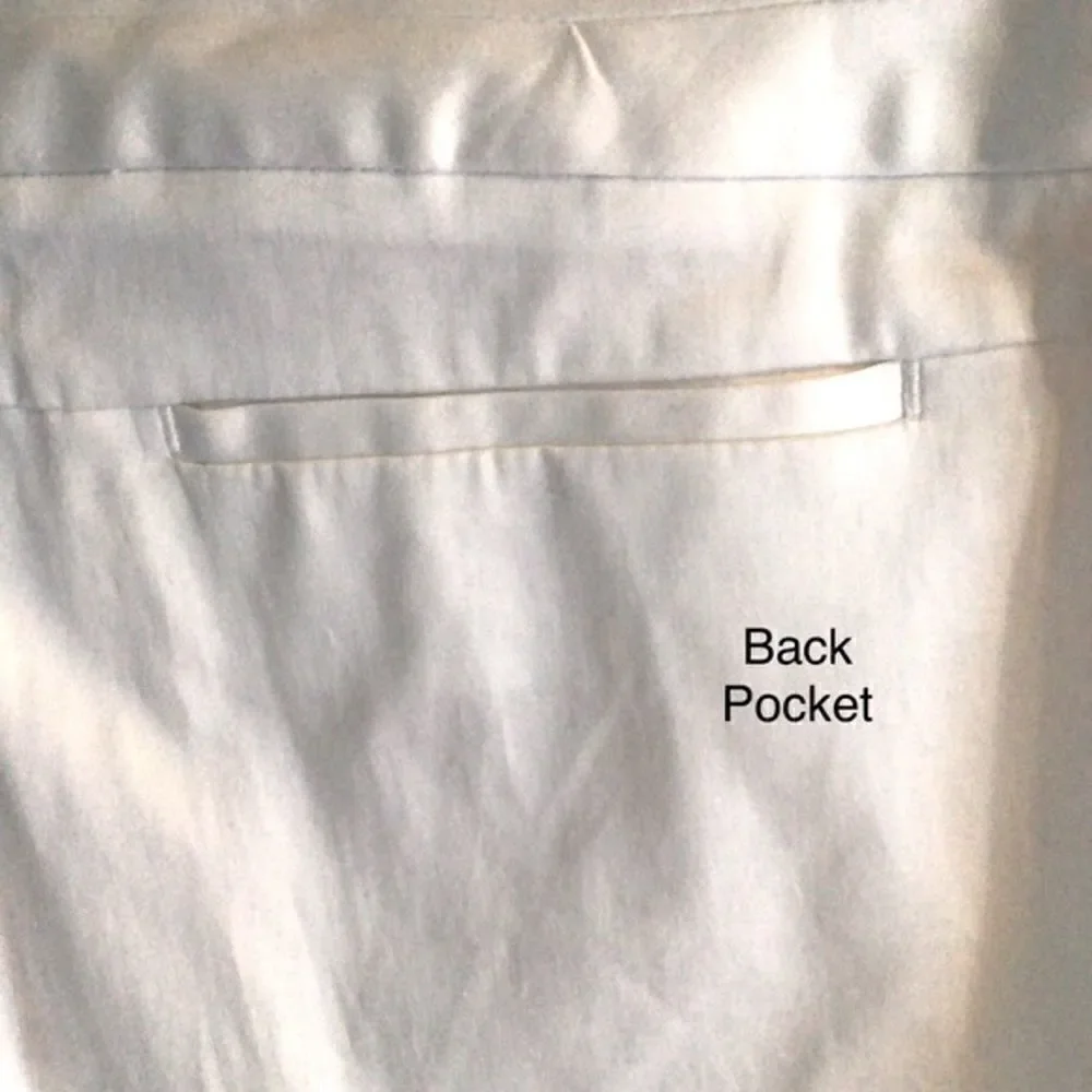 DAHLIA COLLECTION CLASSIC PANTALONI 14P -WHITE NWT